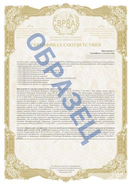 Образец Приложение к СТО 01.064.00220722.2-2020 Новороссийск Сертификат СТО 01.064.00220722.2-2020 
